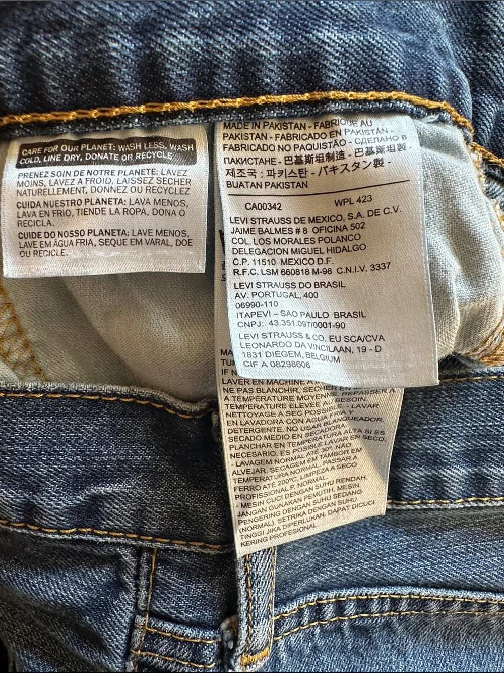 Levi's 511 Medium Blue Jeans